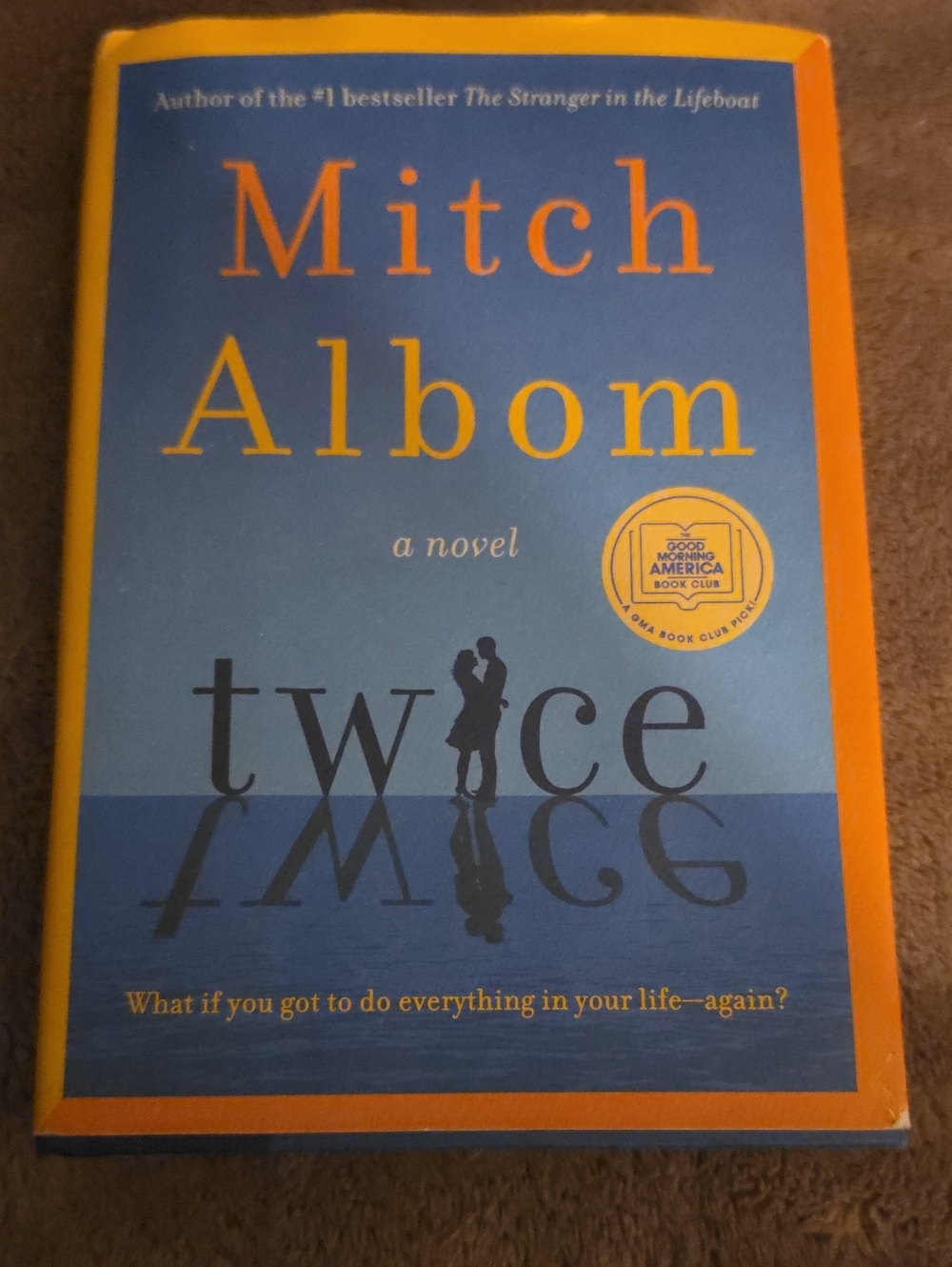 Twice Hardcover Book - Blue and Orange